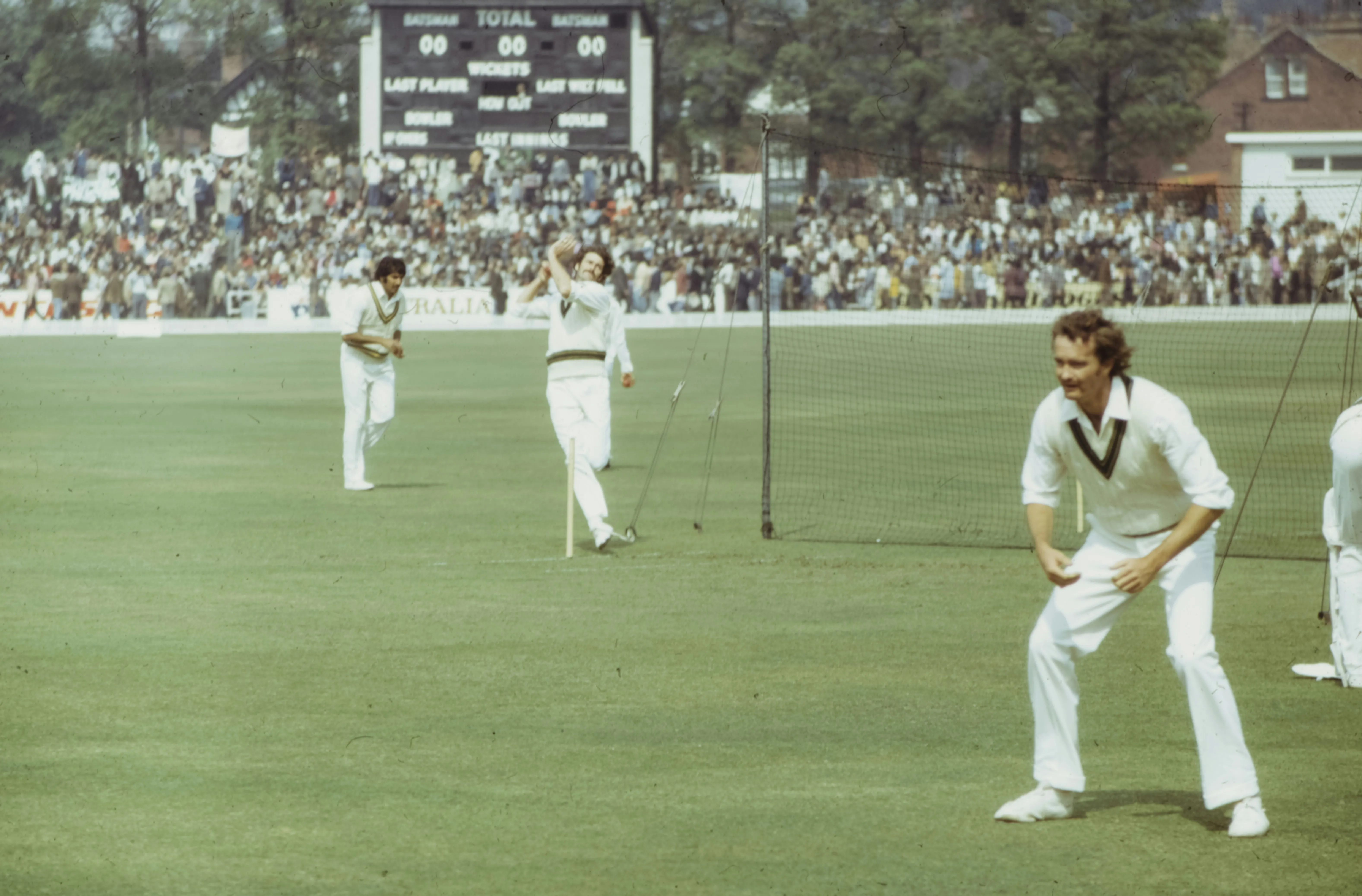 Cricket player running